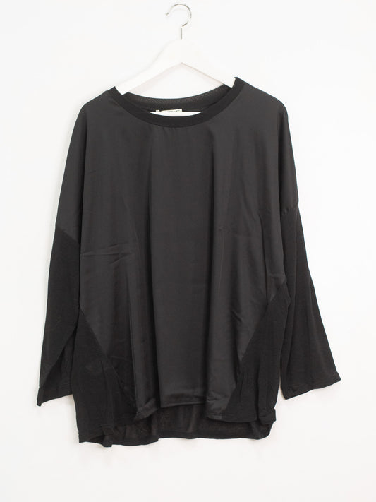 Maglia cashmere e raso