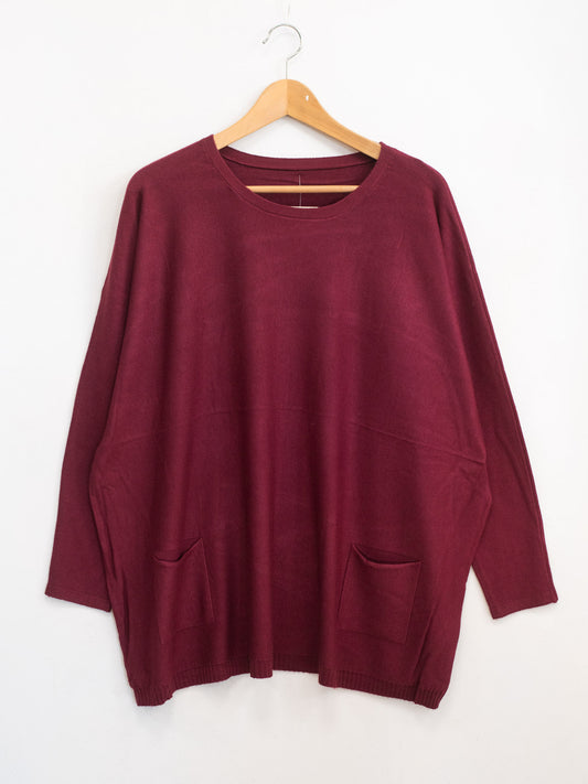 Maglia girocollo viscosa