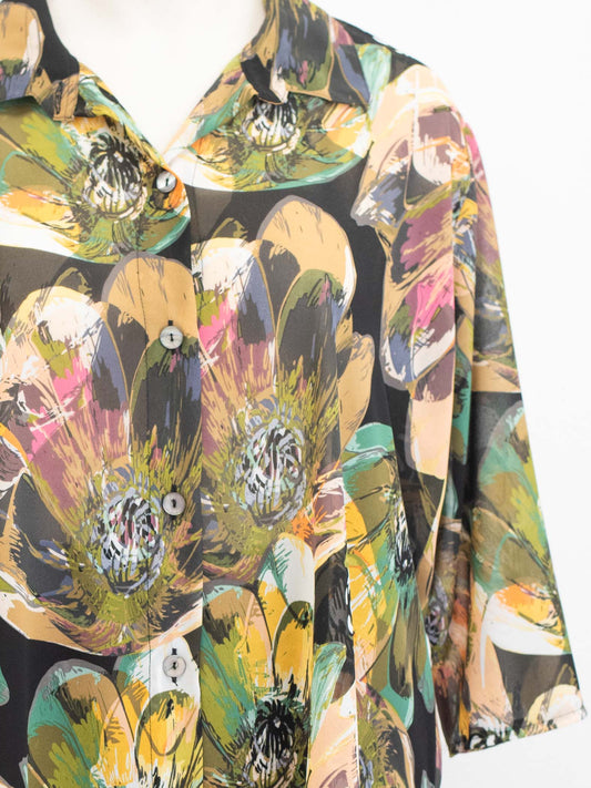 Camicia viscosa fantasia