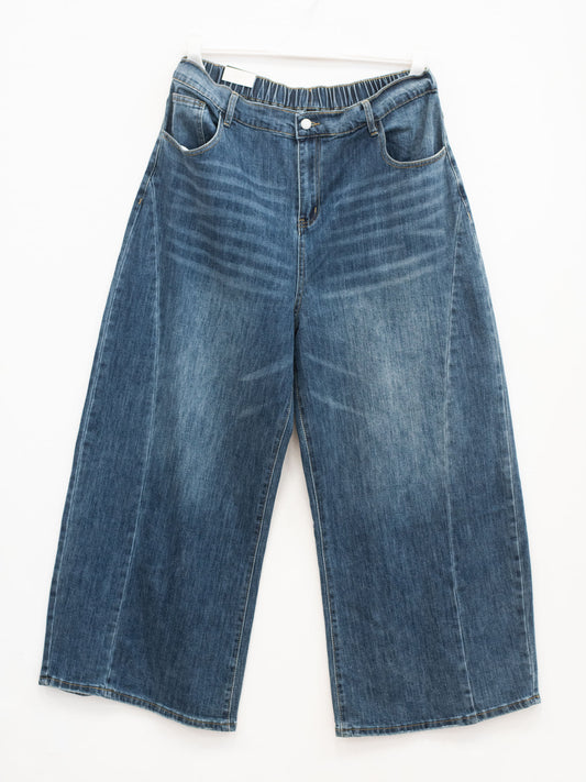 Jeans largo curvy donna