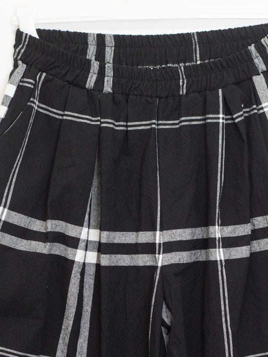 Pantalone cotone righe