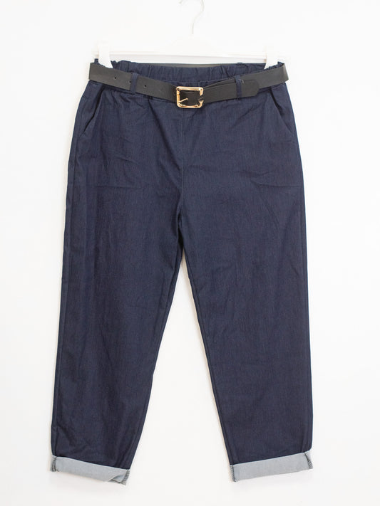 Elastic waist trousers