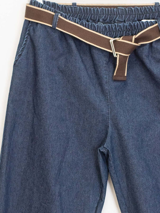 Jeans ovetto cintura