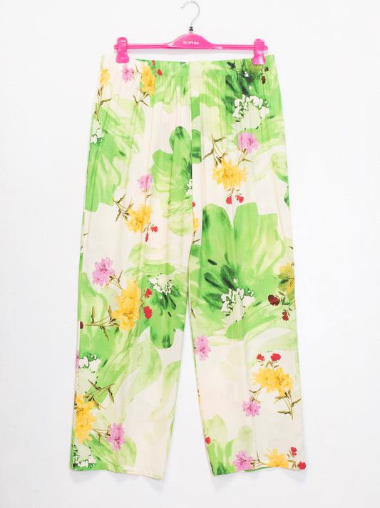 Pantalone viscosa fantasia