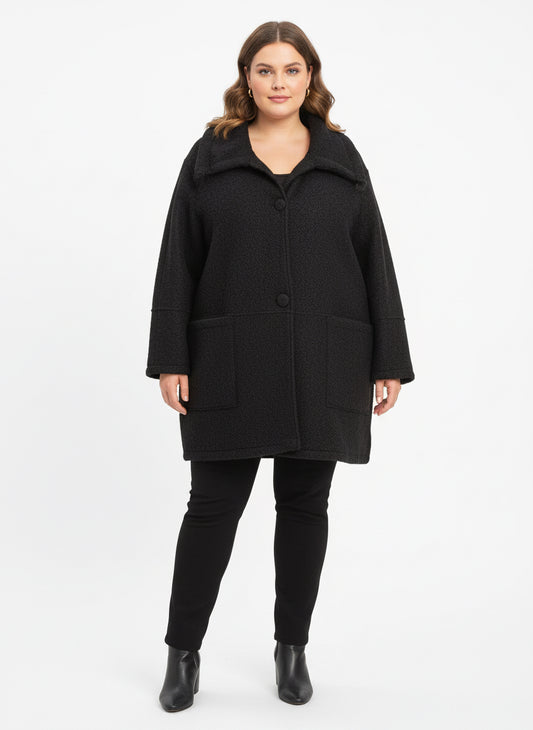 Cappotto over lana cotta