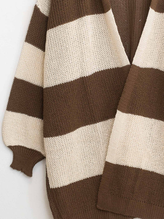 Cardigan righe