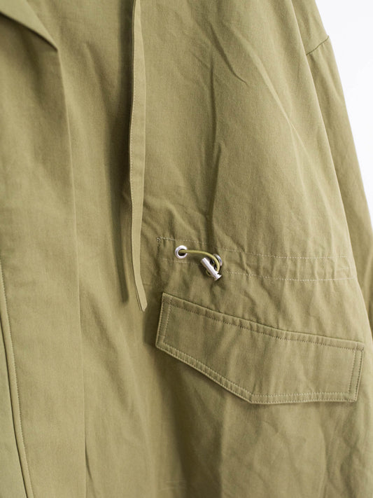 Giacca over con cappuccio