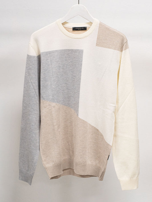 Maglia fantasia asimmetrica