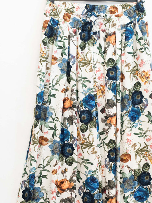 Pantalone fiorato viscosa