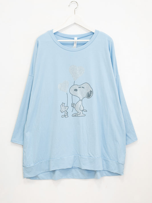 Maglietta snoopy over