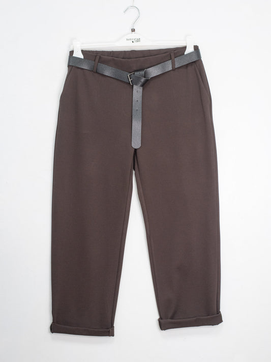 Pantalone punto milano dritto