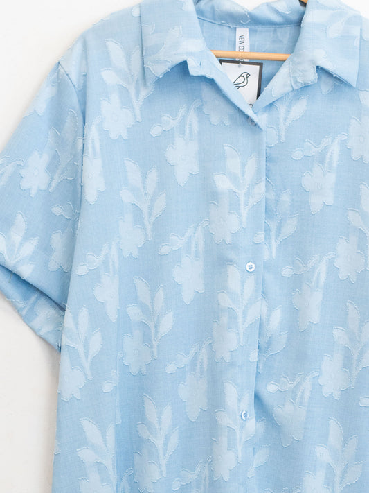 Camicia ricami fiori