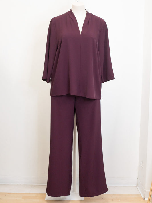 Completo fluido bordeaux