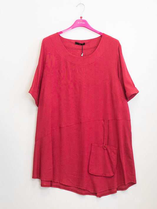 Blusa lino over