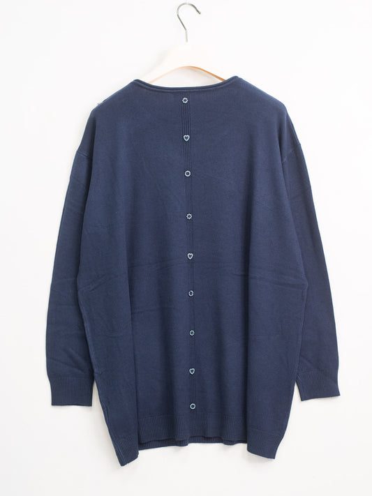 Maglia over brilli tasche