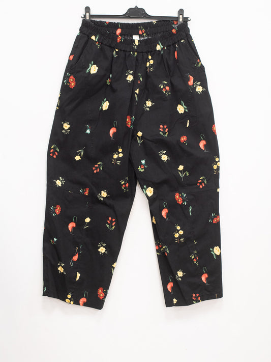 Pantalone cotone fiori