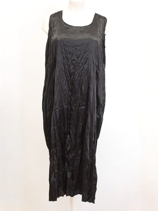 Abito sottoveste raso stropicciato