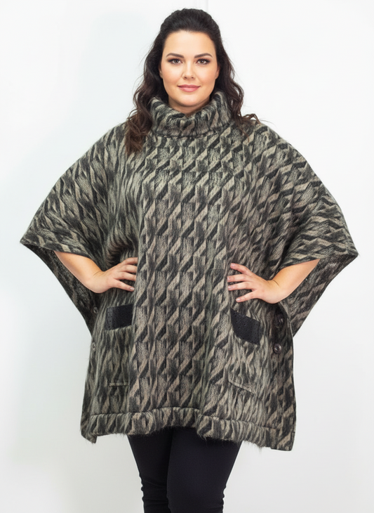 Maglia mantella pied poule