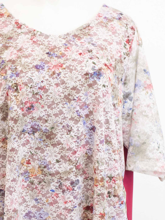 Blusa pizzo fantasia