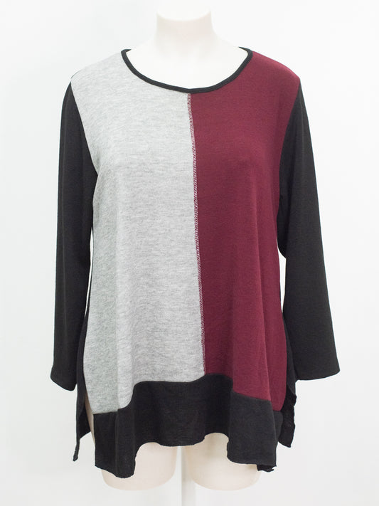 Two-tone sweater