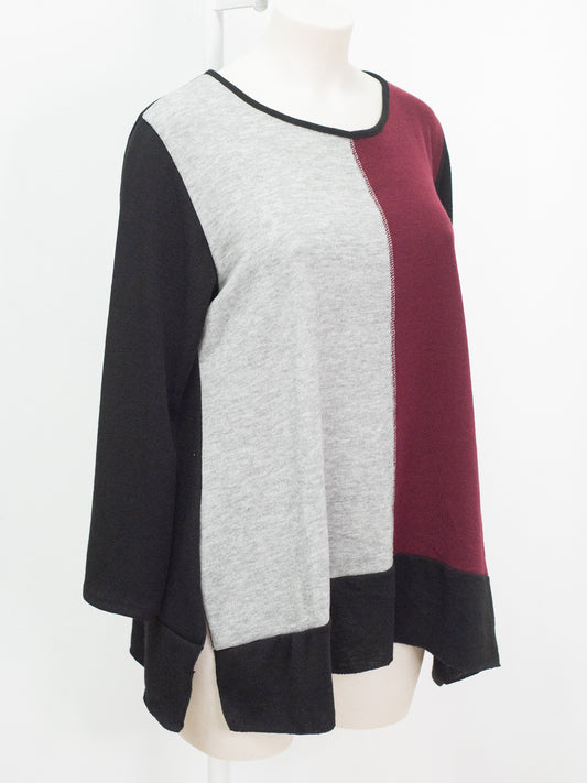 Two-tone sweater