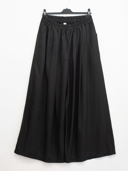 Pantalone palazzo lino e viscosa