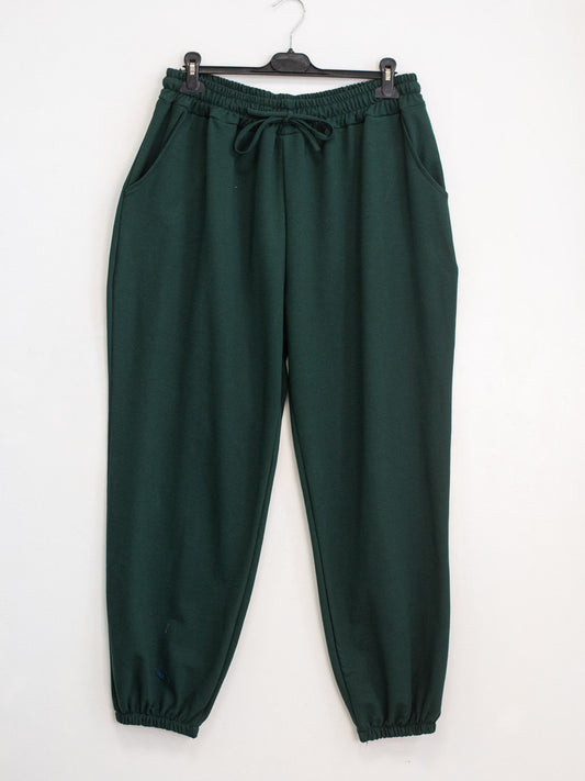Pantalone felpa polsino