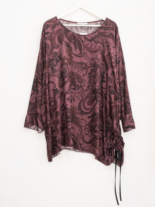 Blusa nasco in viscosa fantasia