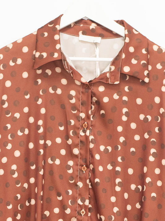 Camicia lurex pois