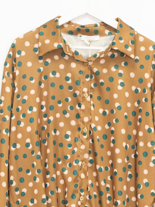 Camicia lurex pois