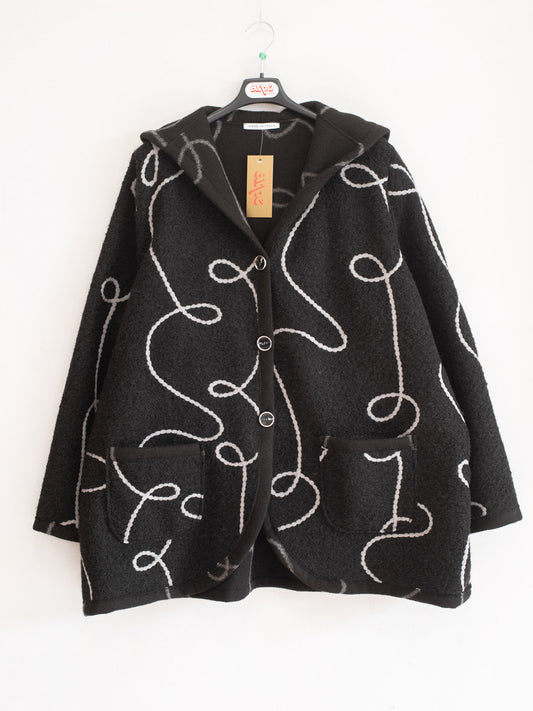 Cappotto bottoni lavorato