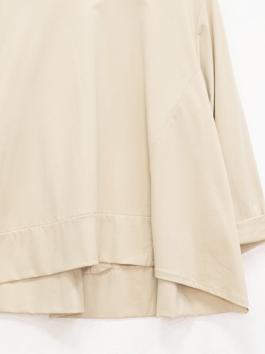 Flared cotton T-shirt 158c