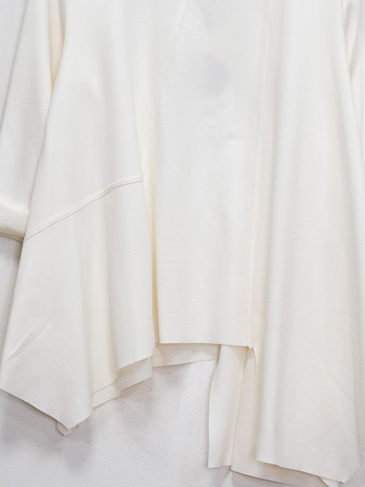 MAglia punto mialno elasticizzata bianca