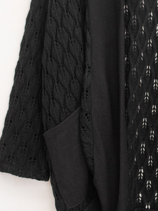 Cardigan over traforato