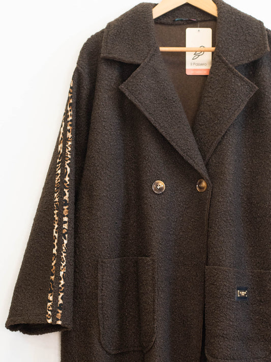Cappotto lungo riga naimalie