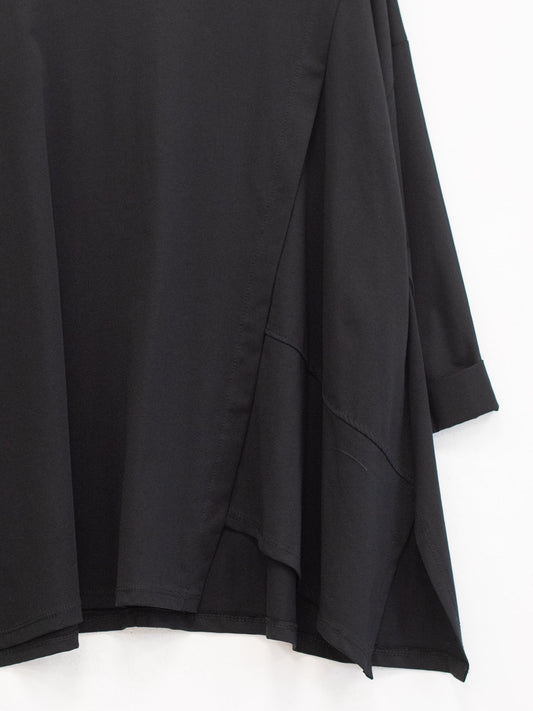 Maglia over inserti piega