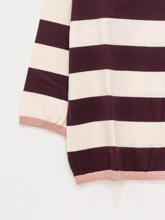 Maglia viscosa righe