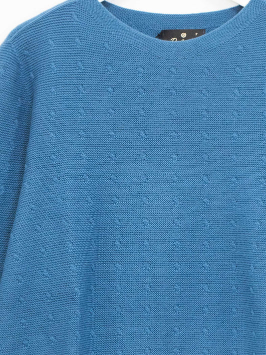 Maglia nodi misto lana