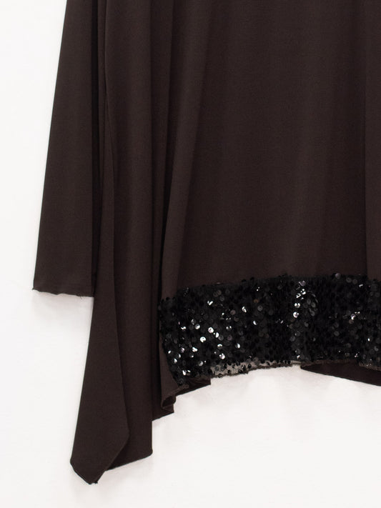 Blusa fondo pailettes