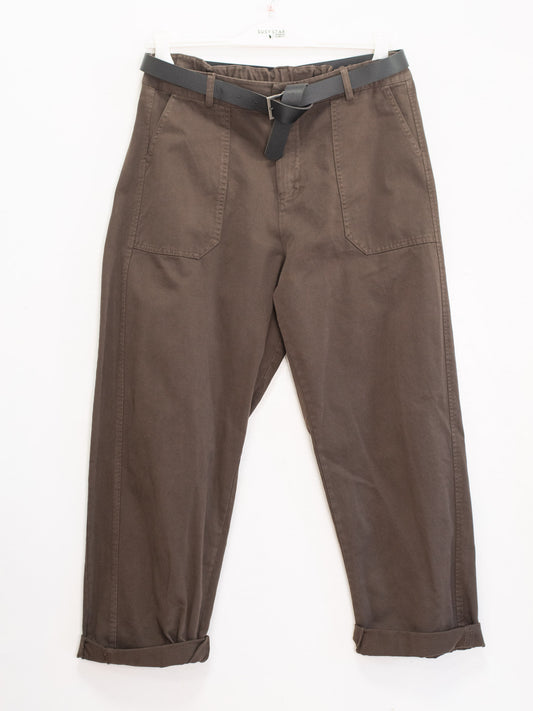 Pantalone largo in cotone