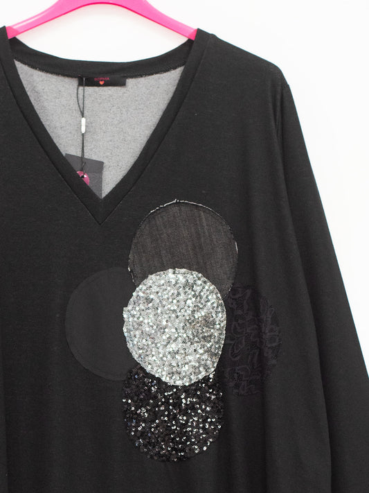 Maglia fiore applicazione