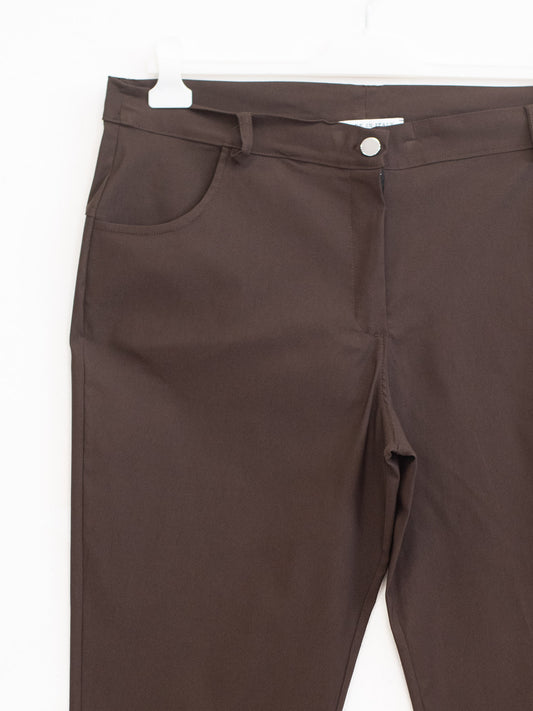 Pantalone sigaretta in viscosa elasticizzato