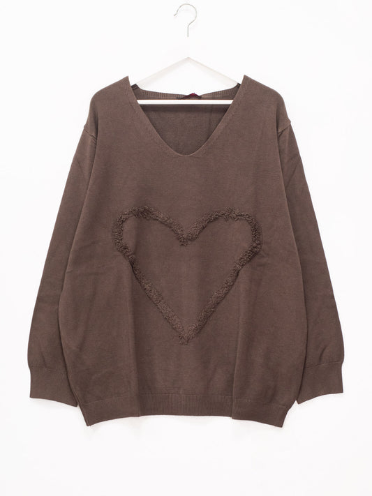 Maglia cuore sophai curvy