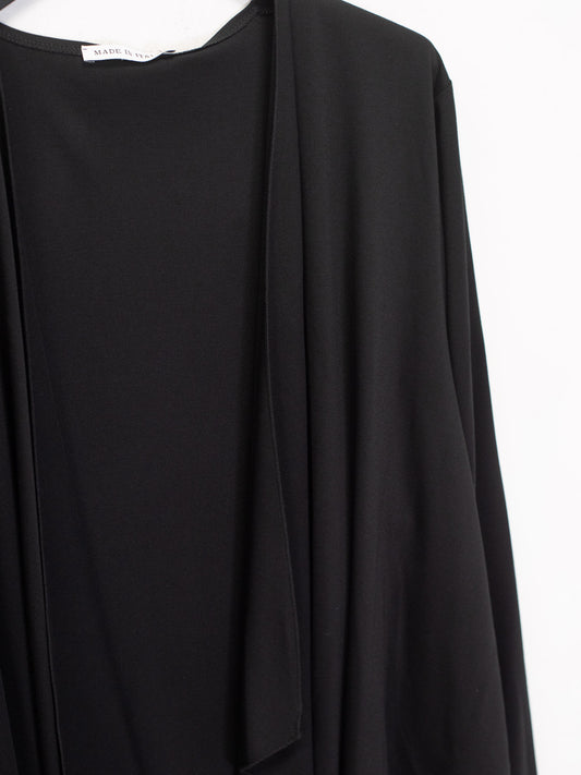 Caban cardigan over