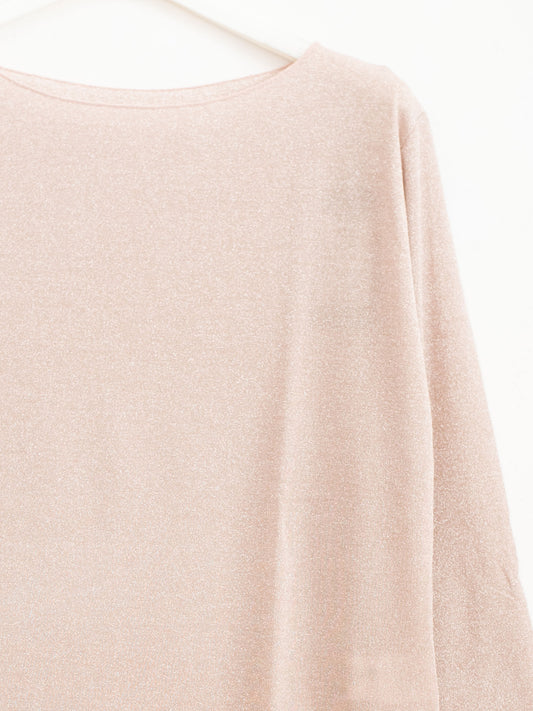 Blusa lurex manica lunnga susy star