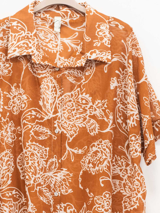 Camicia cotone fantasia cotone