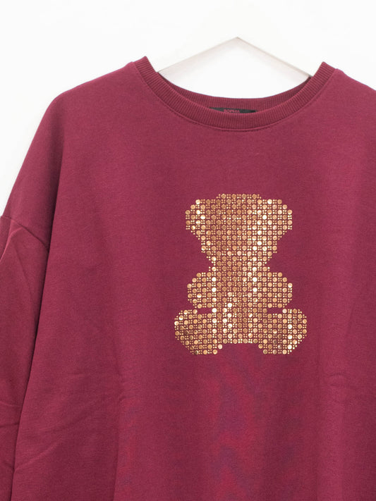 Bear stud sweatshirt