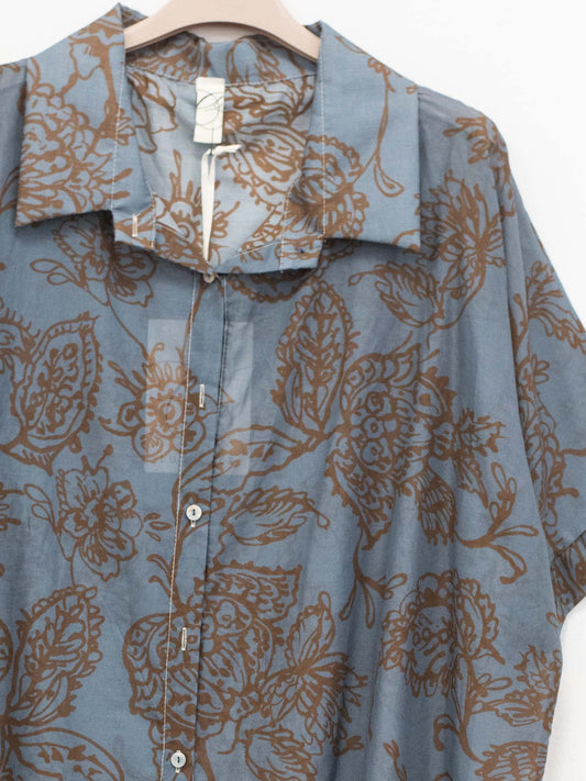 Camicia cotone fantasia cotone
