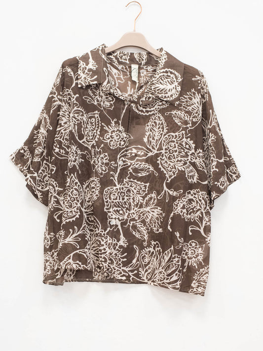 Camicia cotone fantasia cotone