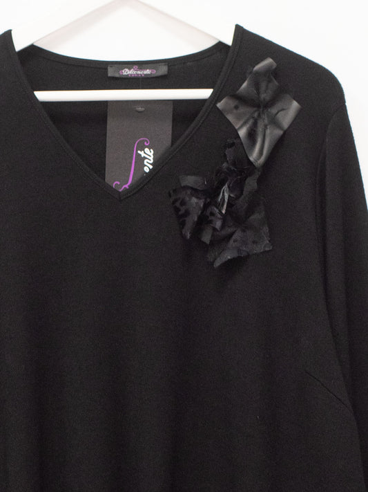 Maglia fiocchi applicati